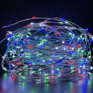 Filo di Rame Modellabile con 180 Gocce LED Multicolor – Con Timer