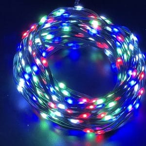 200 Maxi Gocce LED Multicolor – Filo Modellabile 10 m, Giochi Luce e Timer