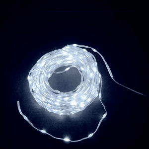 200 Maxi Gocce LED Bianchi – Filo Modellabile Trasparente 10 m