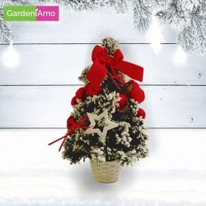 Alberino con Decori Rossi – 30 cm