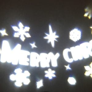 Proiettore Laser da Esterno – Scritta “Merry Christmas”