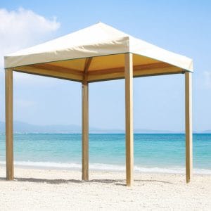 Gazebo Quadro in Pino Lamellare