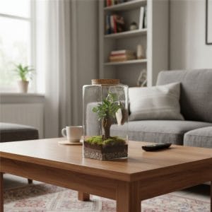 Terrario Tronco in vetro