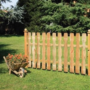 Paletto tipo tirolo di pino impregnato in autoclave sezione 110x20 mm