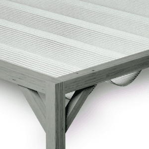 Telo Ombreggiante Bianco per Pergola Addossata Shadow